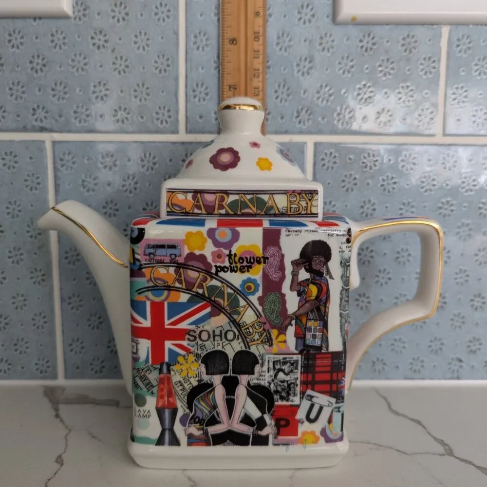 James Sadler British Teapot Famous Streets Carnaby Collectible - Picture 10 of 10
